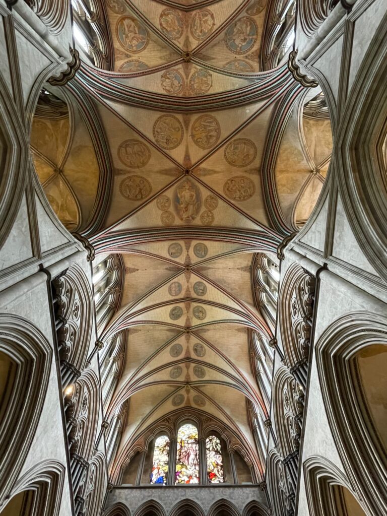 Ceiling above the choir