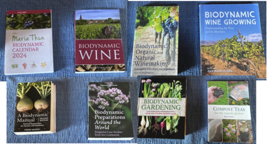 Limeburn Hill Vineyard books on biodynamics